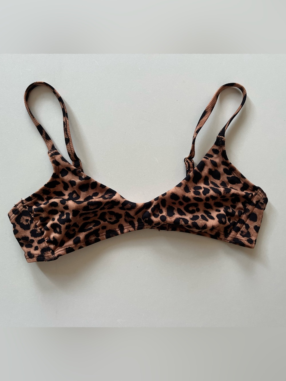 Women’s Target Leopard Print Bikini Top